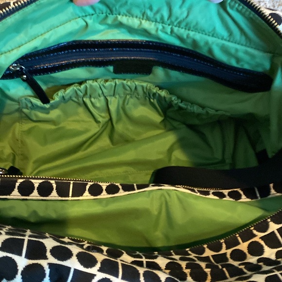 😍😍😍Kate Spade Stevie Diaper & changing pad in NOEL geometric pattern - Picture 15 of 16